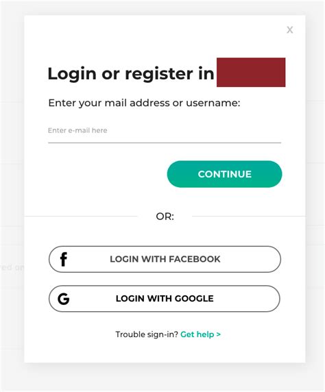 Registration Etsy Inspired Loginregister Form That Ask Only Mail
