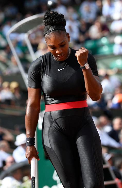 Serena Williams Black Panther Catsuit French Open Fox Sports