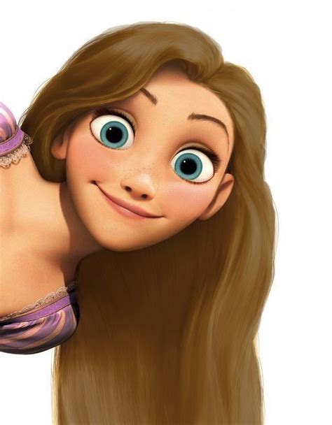 rapunzel with long brown hair long hair