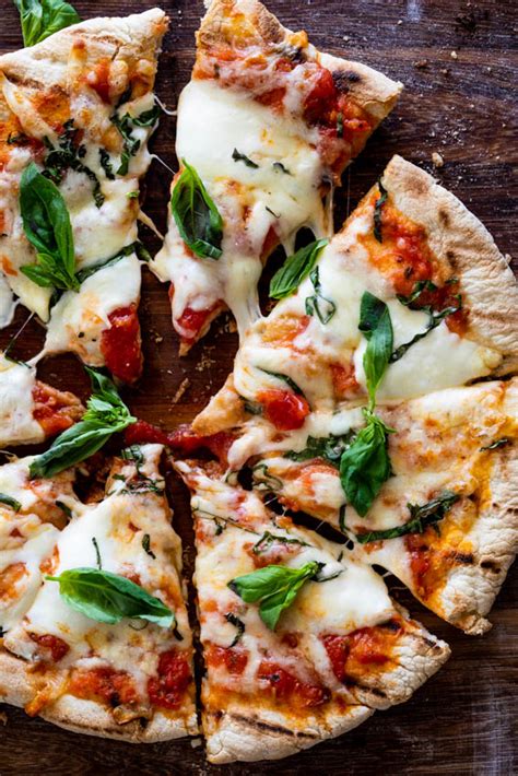 Grilled Pizza Margherita Simply Delicious