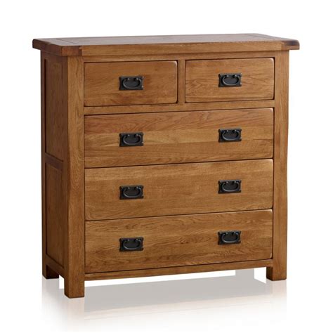Original Rustic 32 Chest Of Drawers In Oak Oak Furniture Land
