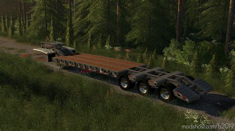 Fs19 Load King 50 Ton Oilfield Trailer Wjeep And Booster Mod Modshost