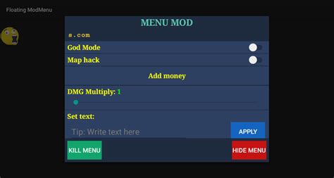 Template Menu Free For Mod Menu Il2cpp And Other Native Games