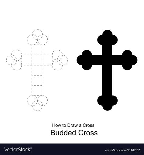 Christian Cross Icon Latin Cross Icon On Vector Image