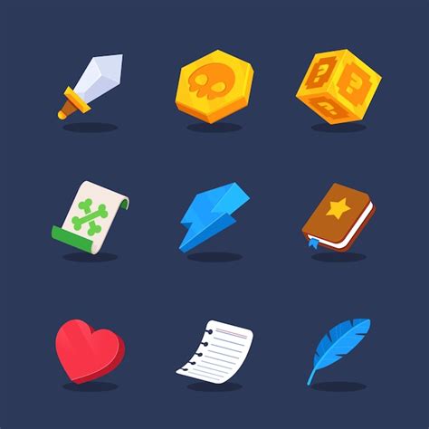 Free Vector Game Icon Collection
