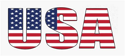 Usa Word Flag Usa Flag Word Png Free Transparent Clipart Clipartkey