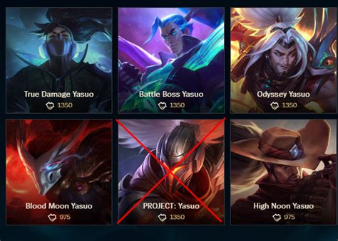 Yasuo Mains Help A Fellow Newbie To Pick The Best Skin He Can Afford