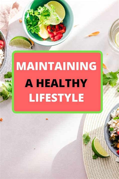 Maintaining A Healthy Lifestyle Through Diet And Exercise Is Important