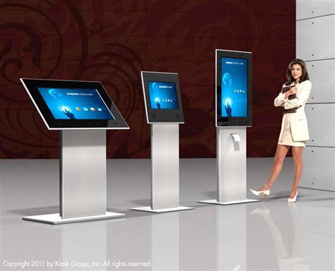 Sleek Design Kiosks Vertical Or Horizontal To Fit Into Any Existing