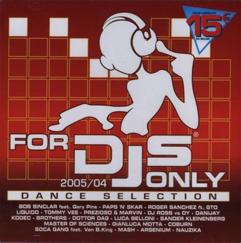For Djs Only 200504 Dance Selection 2005 Cd Discogs