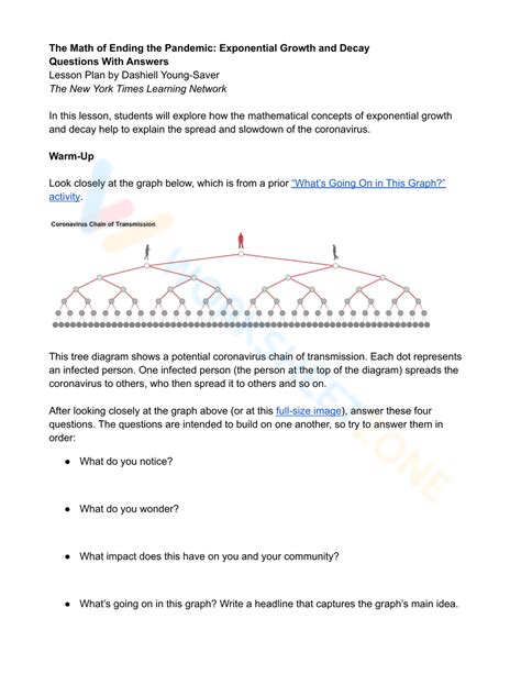 Exponential Growth And Decay Questions With Answers Worksheet