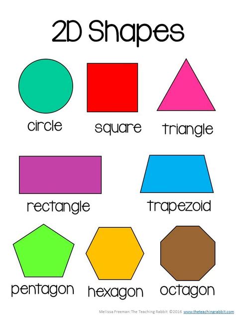 3d Shapes For First Graders