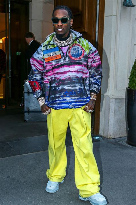 Offset The Rapper Goes Raver At Paris Fashion Week Mens