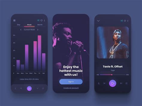 Music Player App Design App Design App Design Inspiration