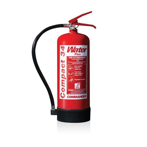6 Litre Water Additive Compact34 Extinguisher From Firepro Plus