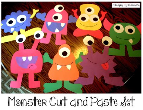 Monster Crafts Bundle Preschool Crafts Monster Crafts Monster Theme