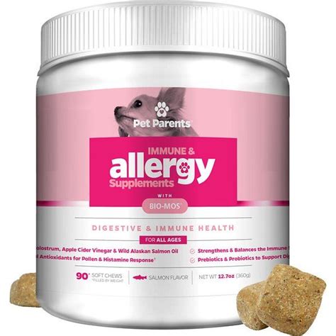 Pet Parents Allergy Softsupps Immune And Allergy Relief Dog Supplement