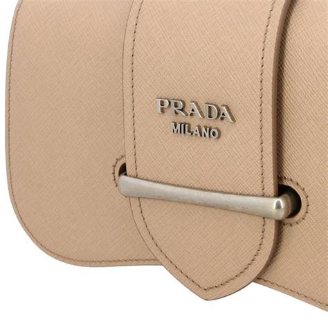 Prada Sidonie Bag In Saffiano Leather Blush Pink Prada Mini Bag