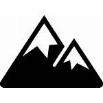 Icon Mountain Mountains Range Ski Outdoors Peaks