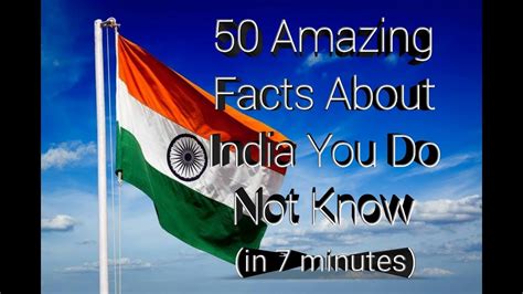 50 Amazing Facts You Didnt Know About India Youtube