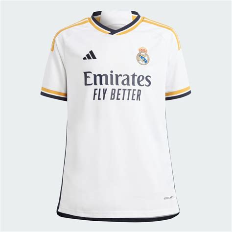 Adidas Real Madrid 2324 Home Jersey Kids White Adidas Gh