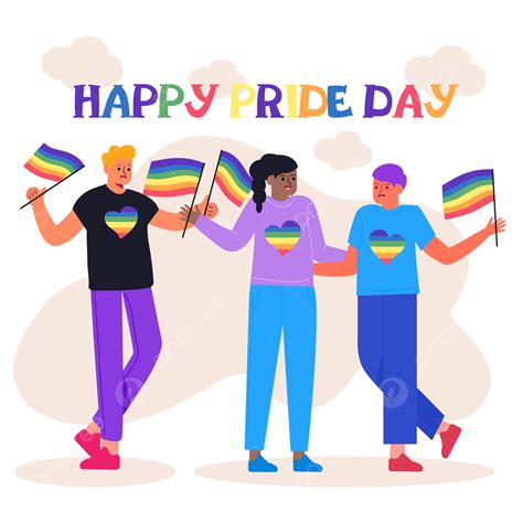 pride lgbt rainbow vector hd png images rainbow pride waving colorful banner of character