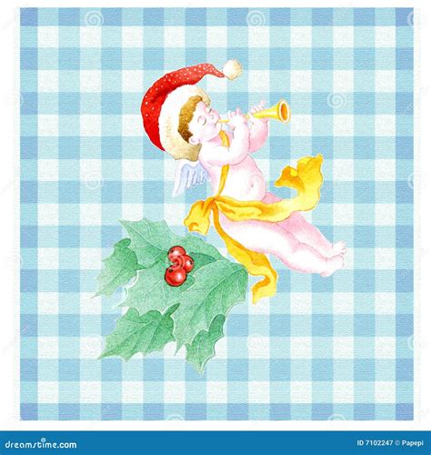 Christmas Angel Scottish Stock Illustration Illustration Of