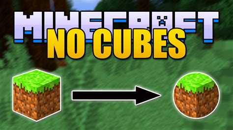 Minecraft No Cubes Mod Everything Is Round Minecraft V172 Mod