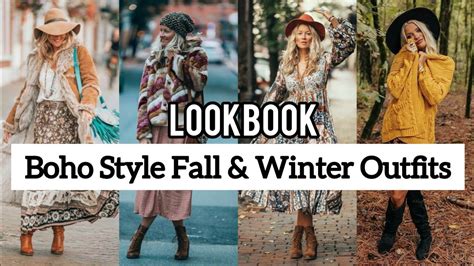 Boho Style Fall And Winter Outfit Ideas How To Wear Bohemian Style For