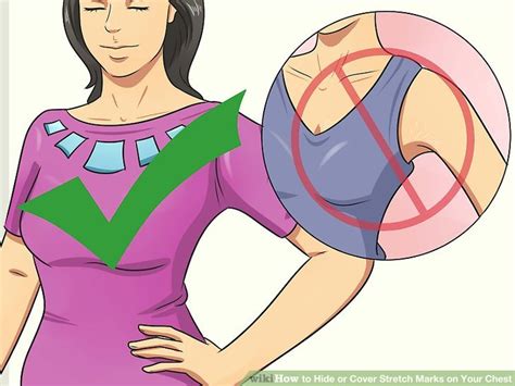 4 Ways To Hide Or Cover Stretch Marks On Your Chest Wikihow