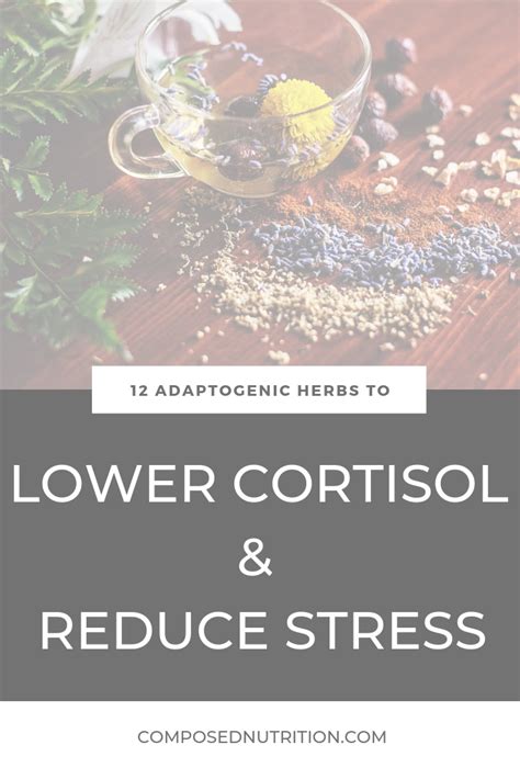 12 Adaptogenic Herbs To Lower Cortisol And Reduce Stress Lower Cortisol Levels Cortisol