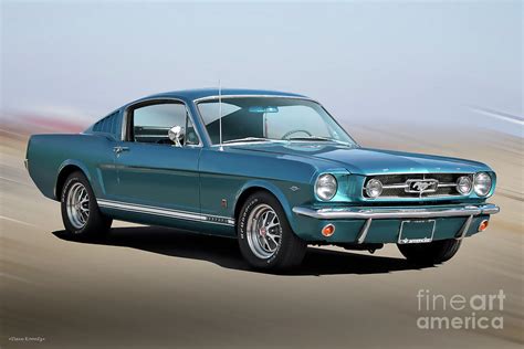 1965 Ford Mustang Gt Fastback Photograph By Dave Koontz Pixels Merch