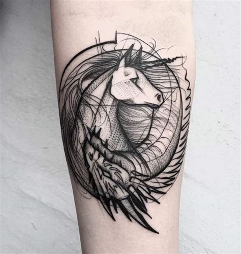Fascinating Sketch Style Tattoo Designs Phyle Style