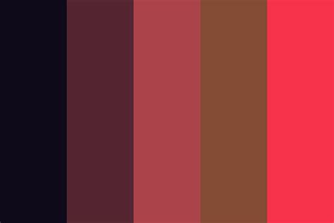 Red And Brown Color Palette
