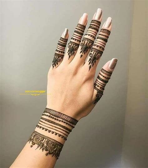 75 Latest Bracelet Style Mehndi Designs For 2020 Entertainmentmesh