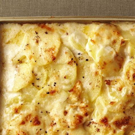 It's truly different than the average scalloped potato gratin recipe, and the mix of fennel and cheese is just fantastic! Four-Cheese Scalloped Potatoes : Food Network Kitchen ...