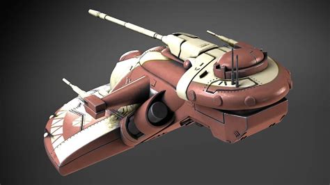 Star Wars Aat Battle Tank 3d Model By Squir