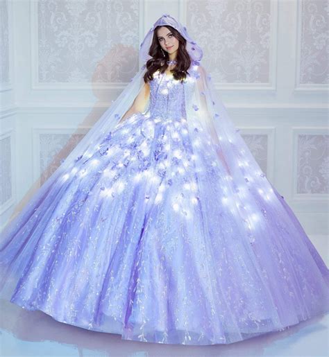 princesa by ariana vara pr22036 floral ball gown with lights pretty quinceanera dresses