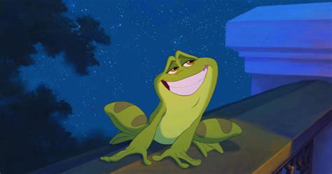 Prince naveen is transformed into a frog by a conniving voodoo magician and tiana, following suit, upon kissing the amphibian royalty. Disney in-jokes add to the fun of "The Princess & The Frog"