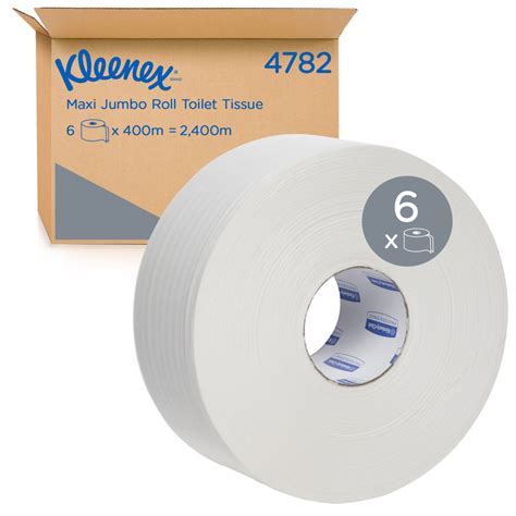 Kleenex® Maxi Jumbo Roll Toilet Tissue 4782 Jumbo Roll 6 Rolls