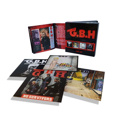 Charged Gbh 1981 84 4cd Clamshell Box Set Captain Oi