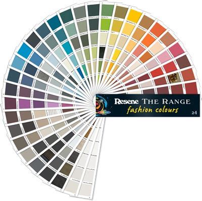 Resene Colour Collections Current Paint Colour Charts