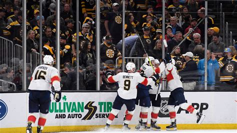 Florida Panthers Upset Record Setting Boston Bruins The New York Times