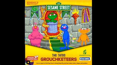 Sesame Street The Three Grouchketeers Pcwindows 1998 Read To Me