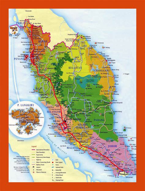 Chance Enthalten Strait Tanga West Malaysia Map Ironisch Intellektuell