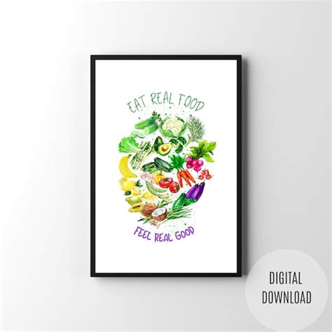 Clean Kitchen Posters Etsy