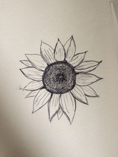 Aesthetic Sunflower Drawing Easy Largest Wallpaper Portal