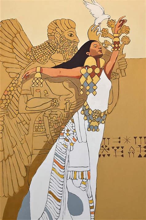 Glory To Mesopotamia 3 Painting By Paul Batou Fine Art America