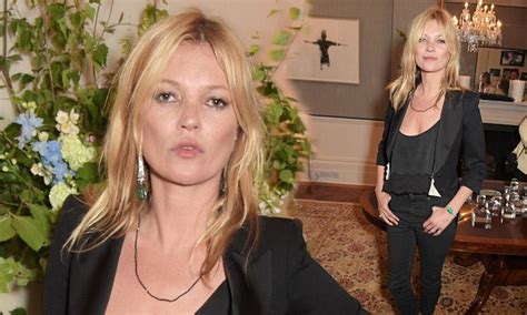Kate Moss Wears A Camisole At Ara Vartanian S Unique Jewellery Collection Launch Daily Mail Online