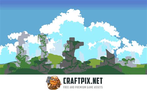Ruins 2d Tileset Pixel Art By Free Game Assets Gui Sprite Tilesets